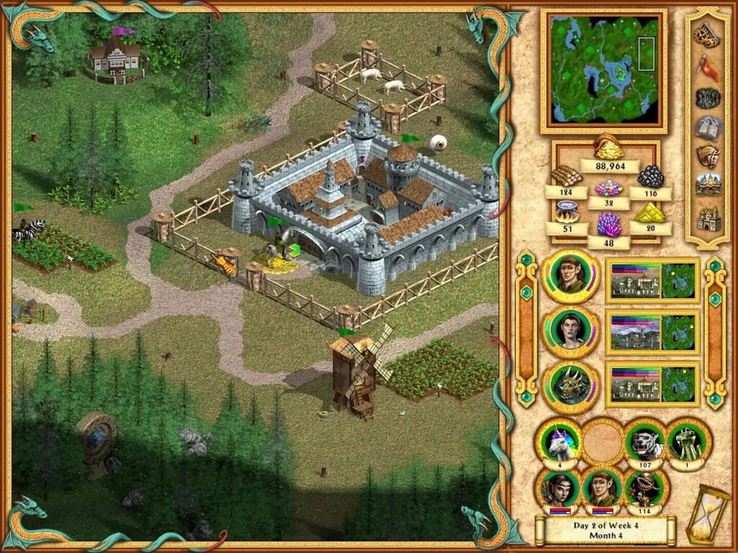 Heroes of Might and Magic IV screenshot 2