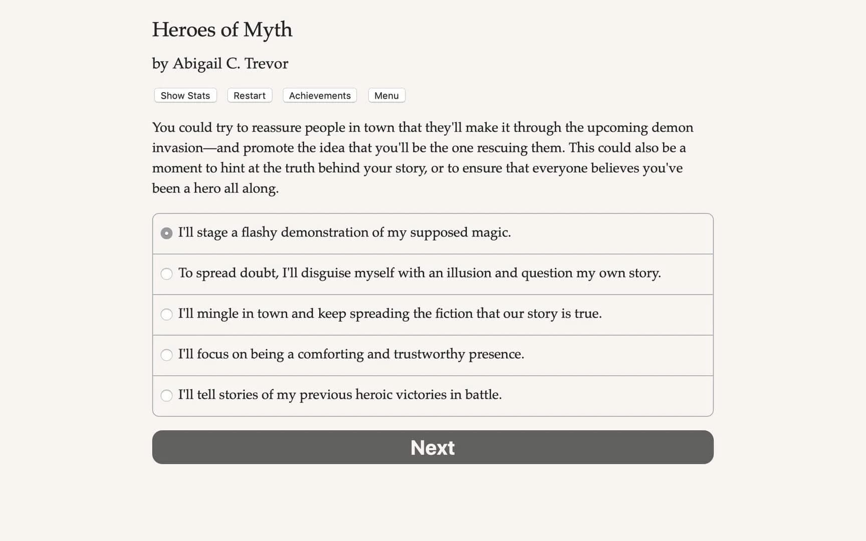 Heroes of Myth screenshot 5
