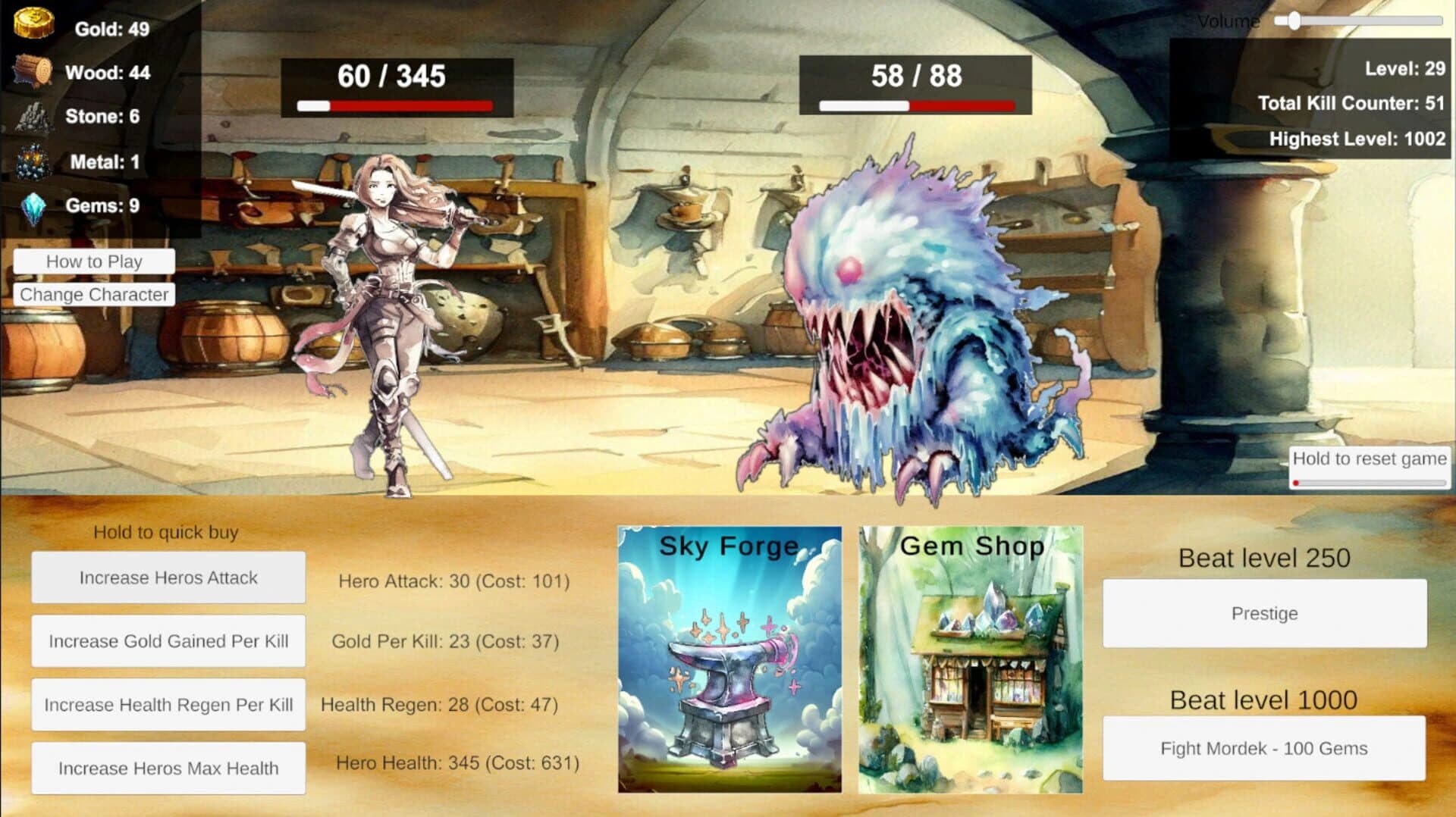 Heros and Monsters screenshot 1