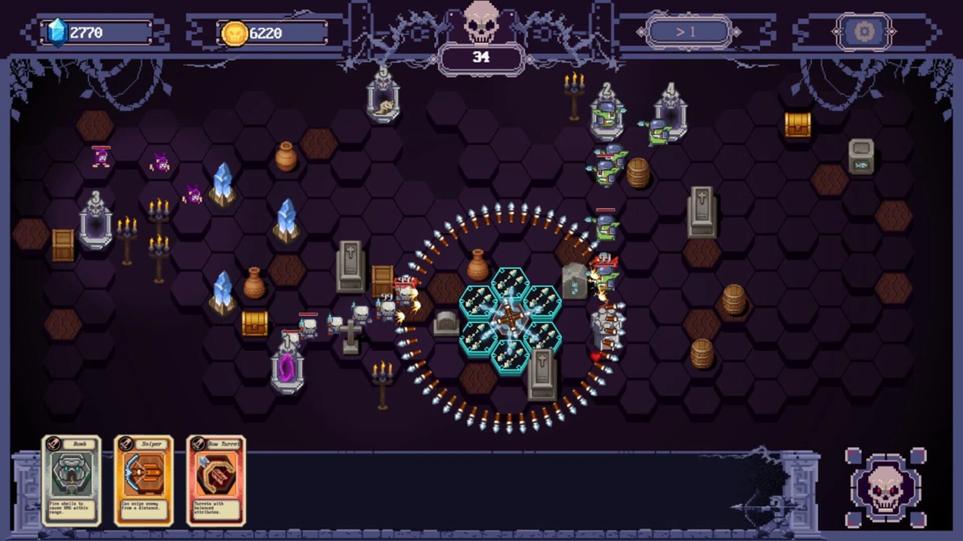 Hexagonal Tower screenshot 2