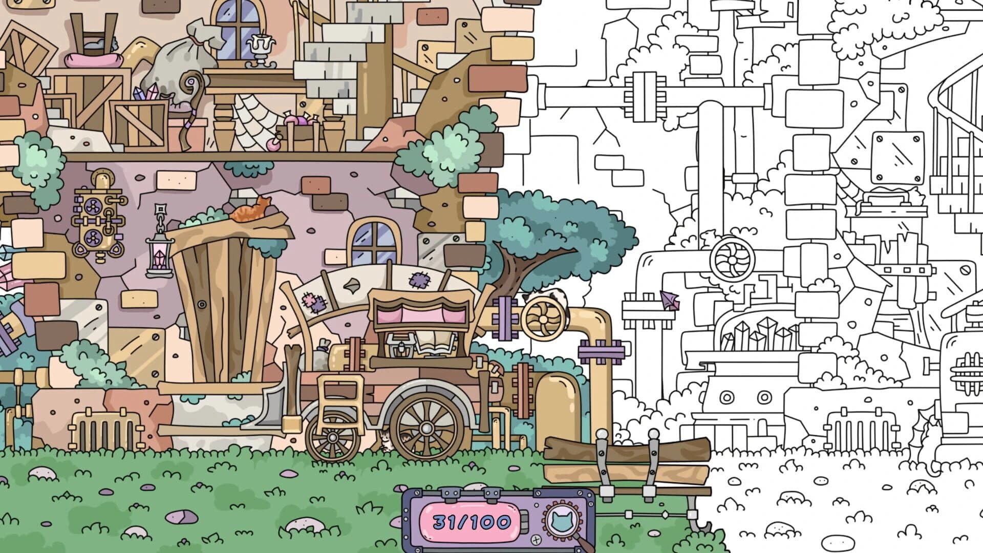 Hidden Cats 4: Aetherpunk screenshot 2