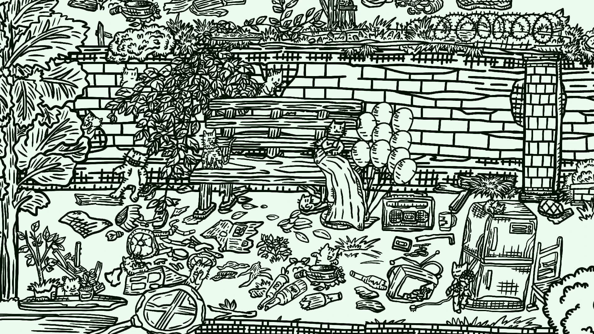 Hidden Cats In Old City Block screenshot 1