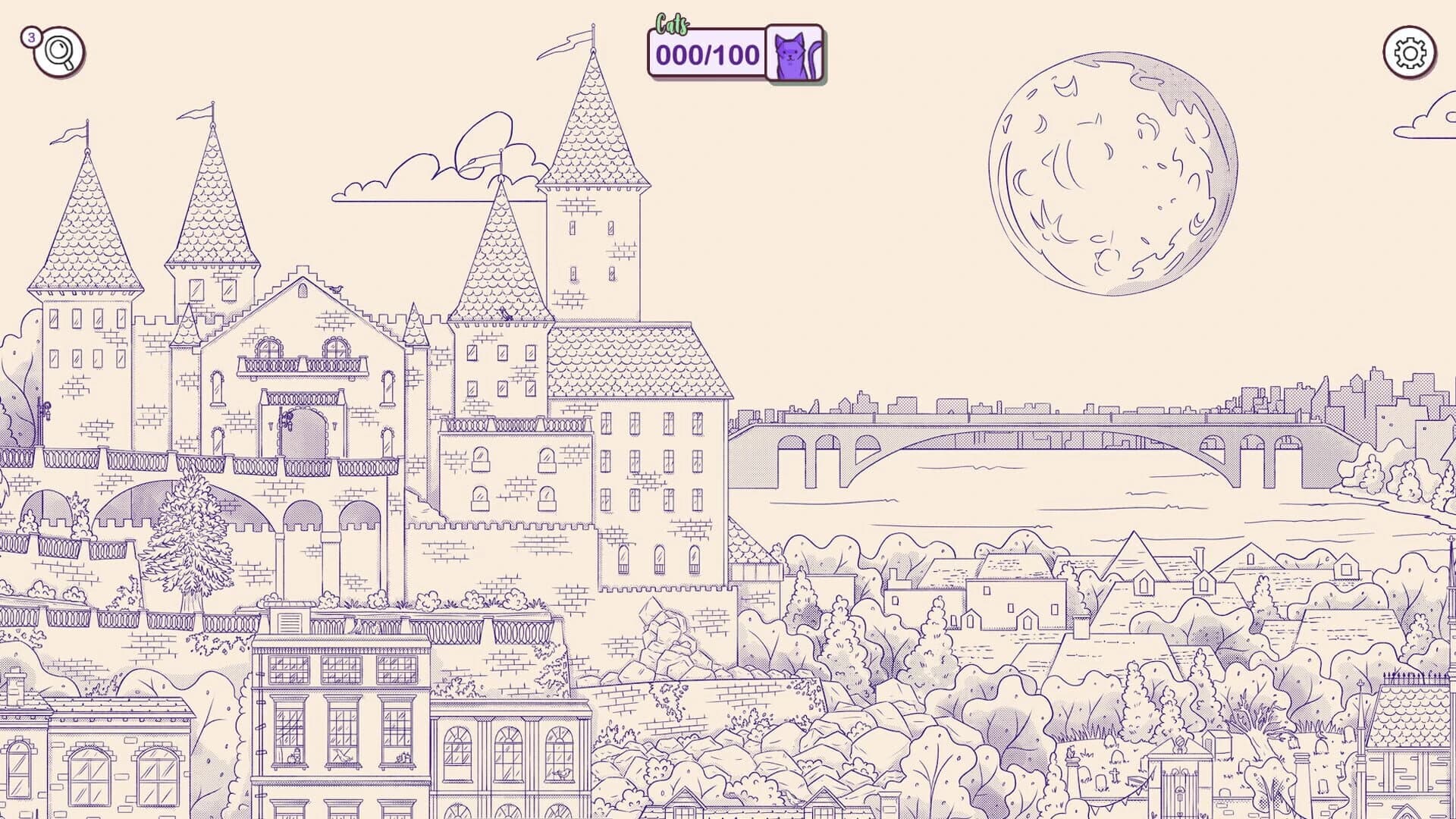 Hidden Cats in Spooky Town screenshot 2