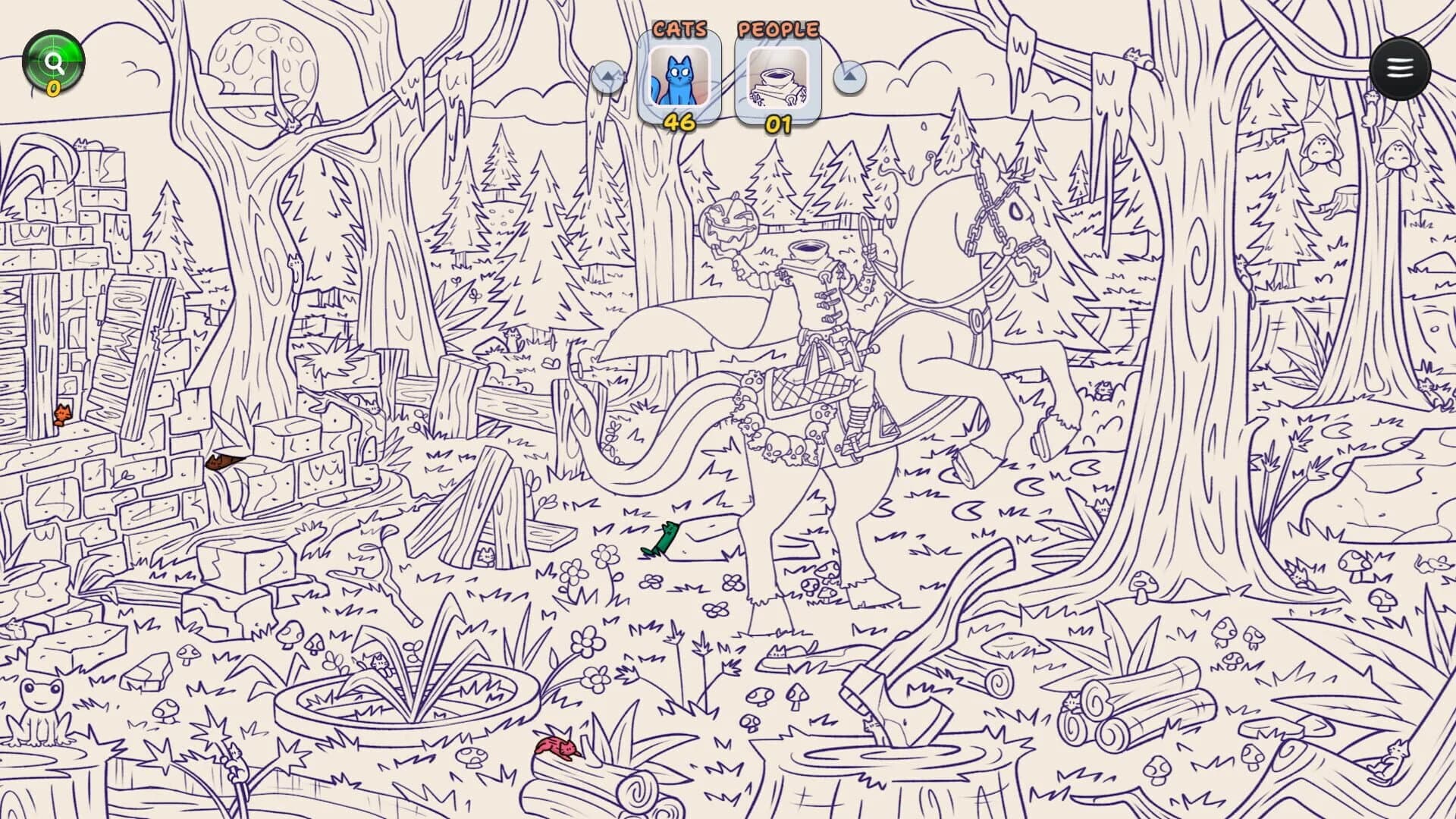 Hidden Cats in Spooky Village screenshot 5