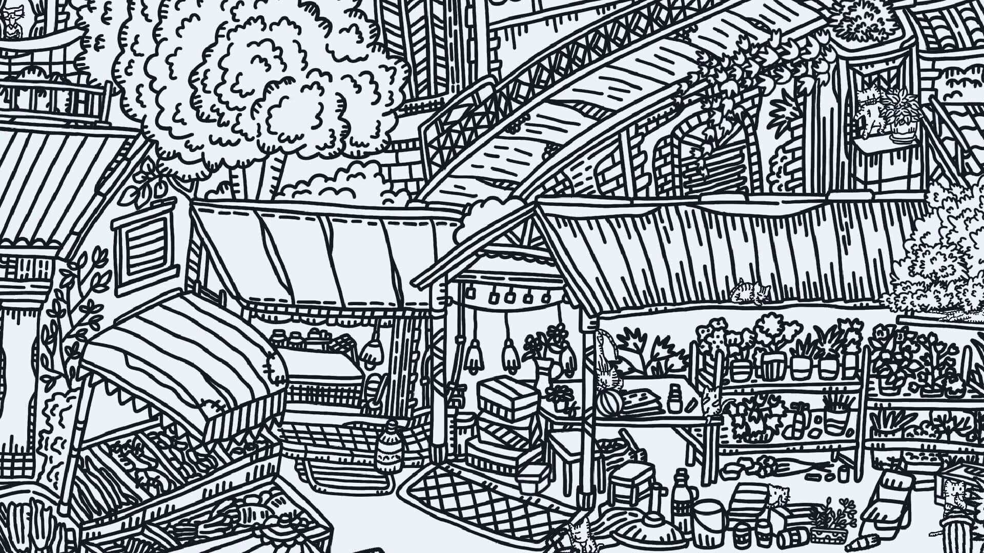 Hidden Cats In Street Market screenshot 4