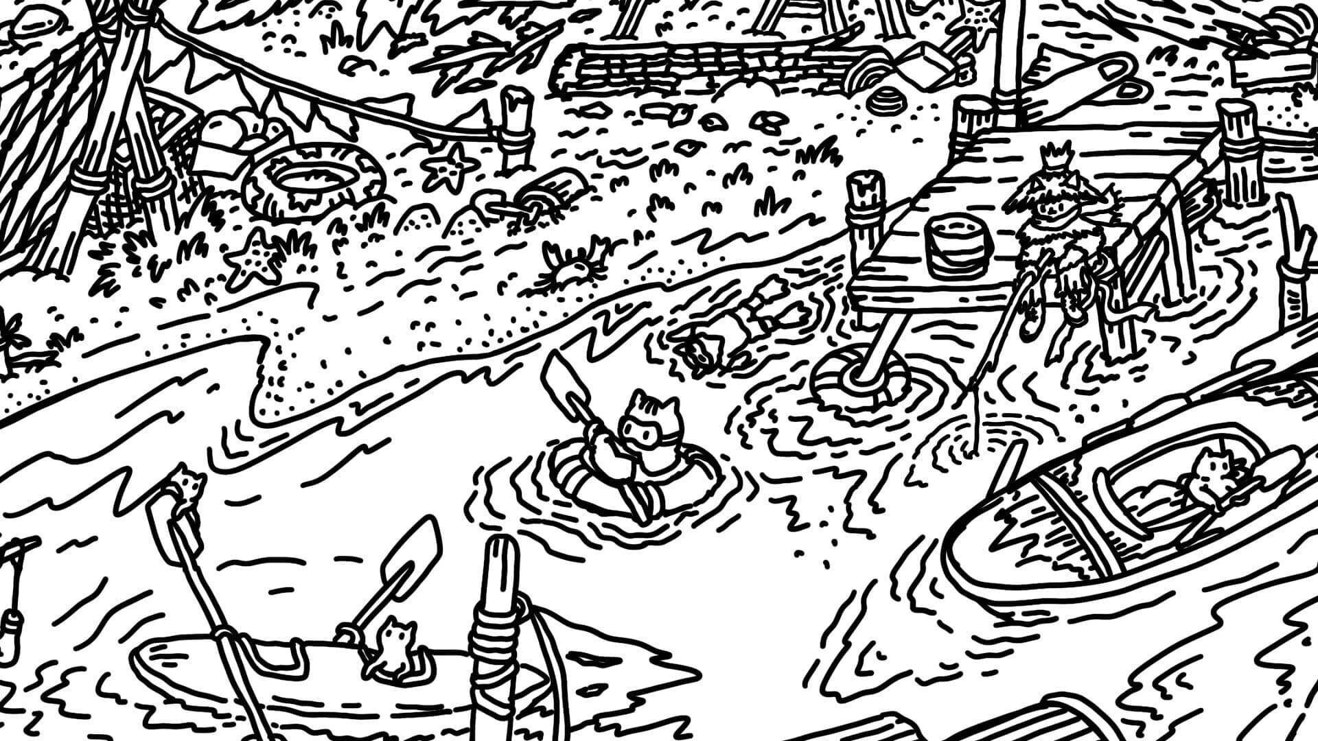 Hidden Cats In White Sand Village screenshot 3