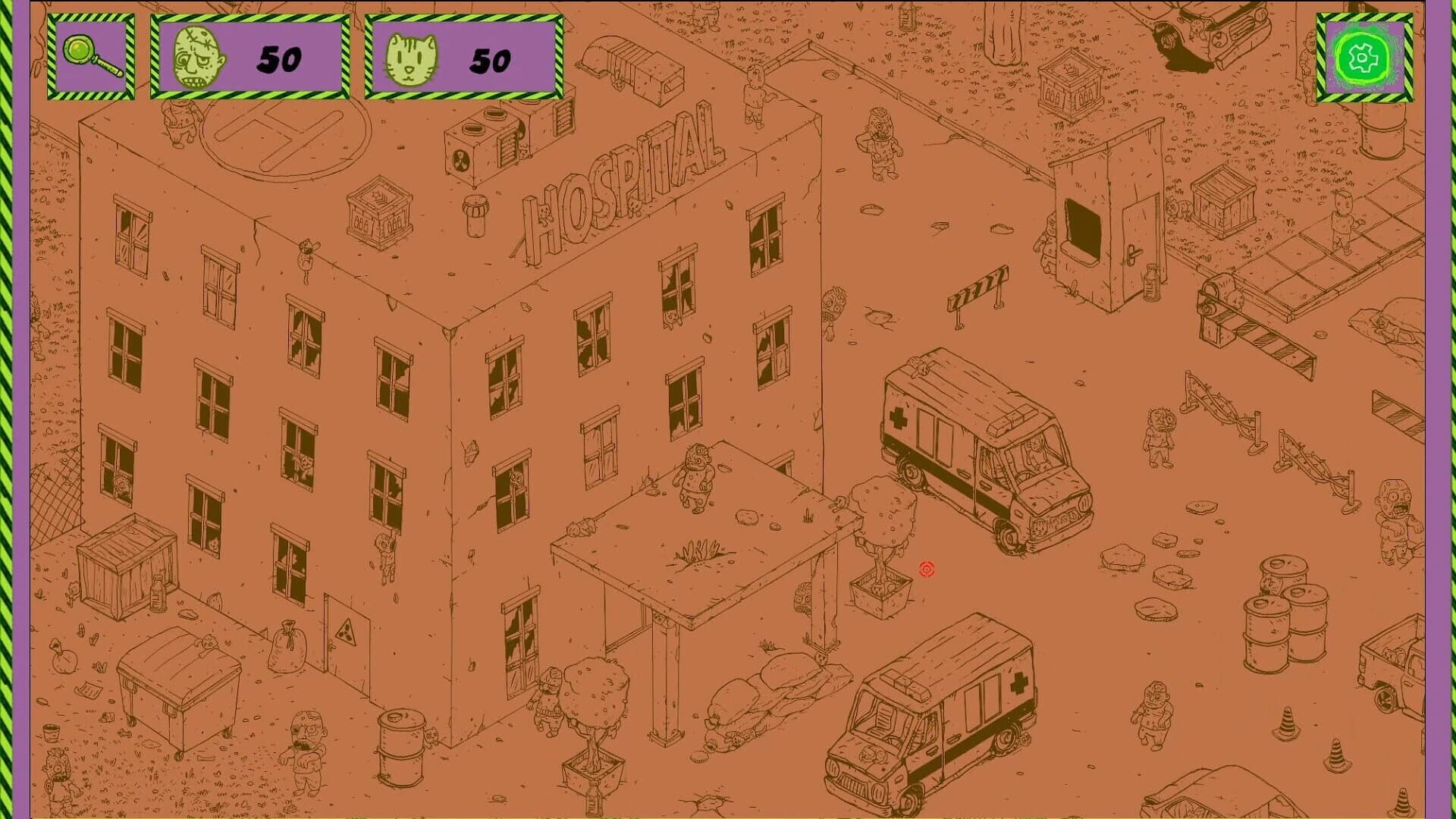 Hidden Cats vs Zombies screenshot 2