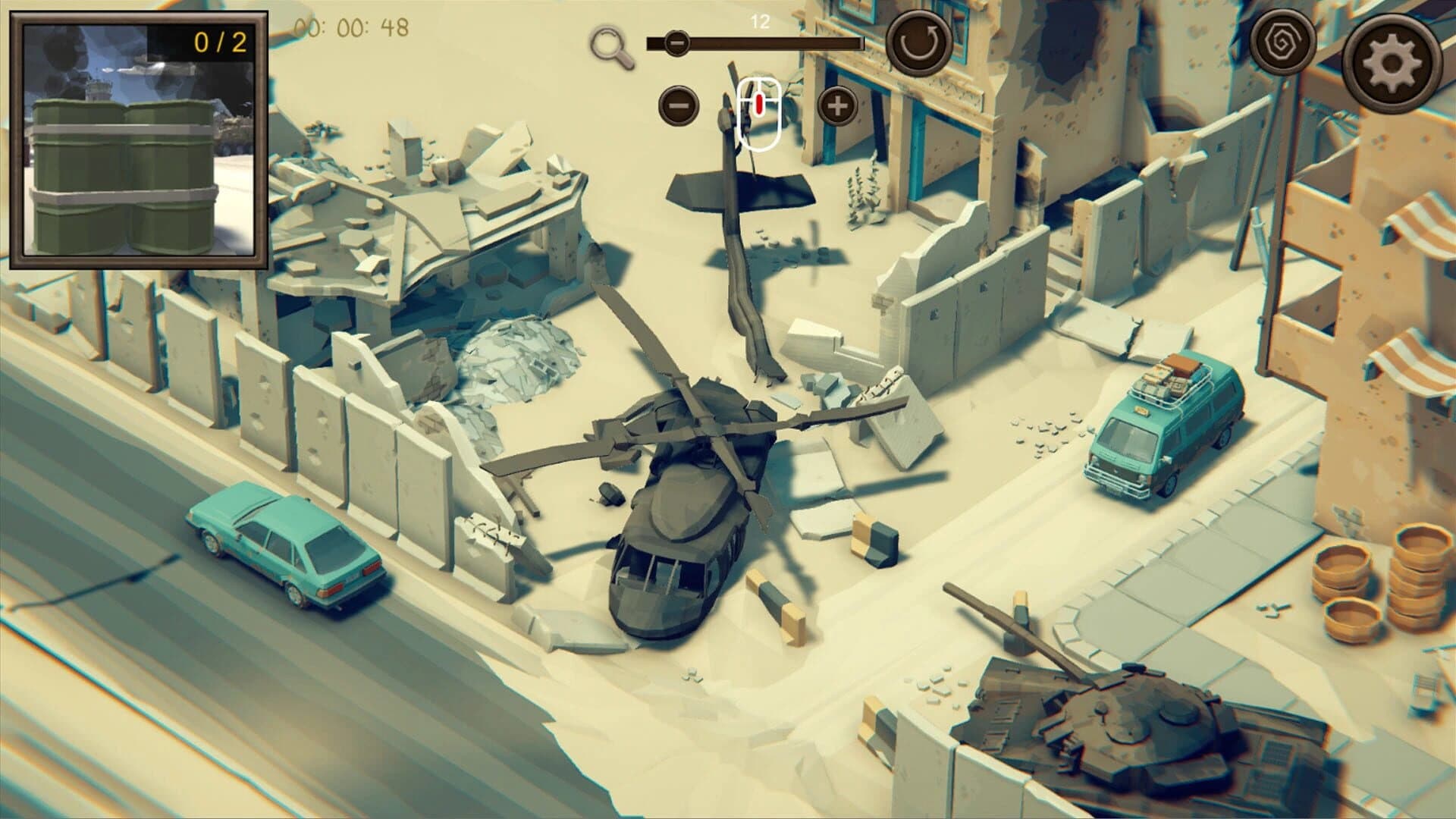 Hidden Desert War: Top-Down 3D screenshot 1