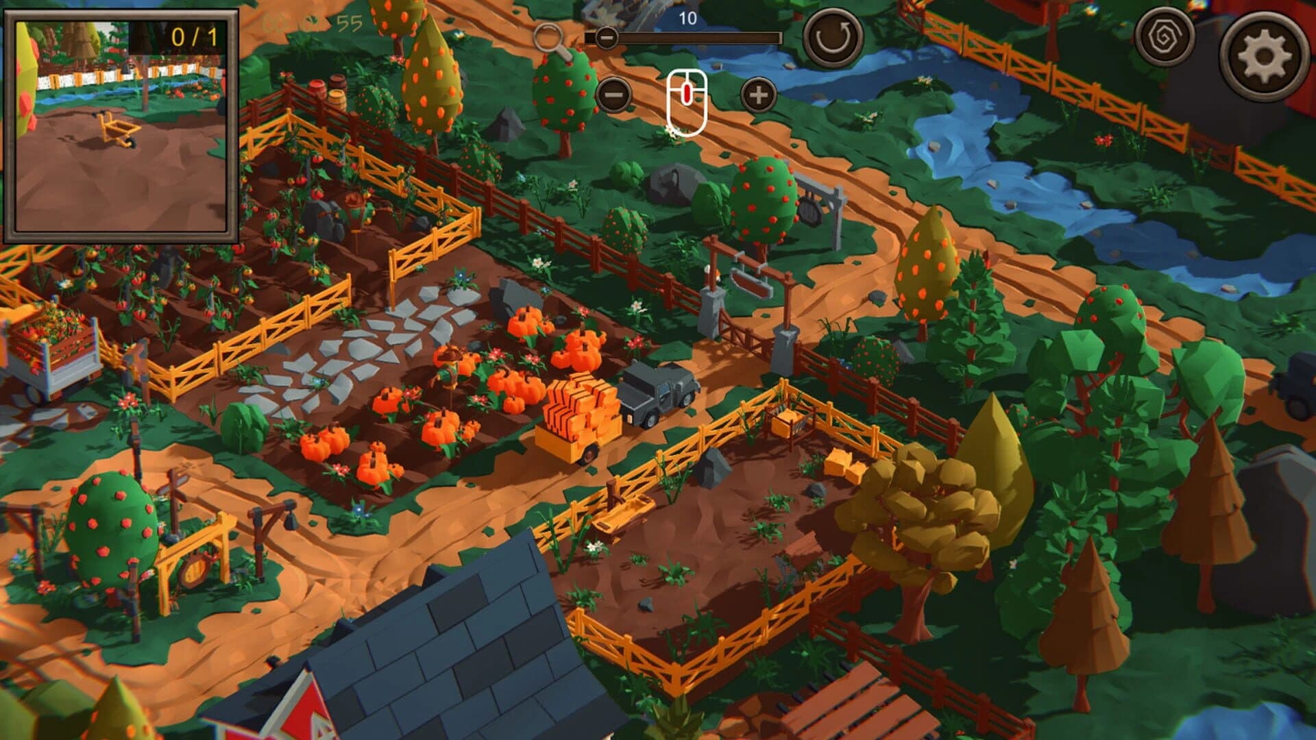 Hidden Farm Top-Down 3D screenshot 1