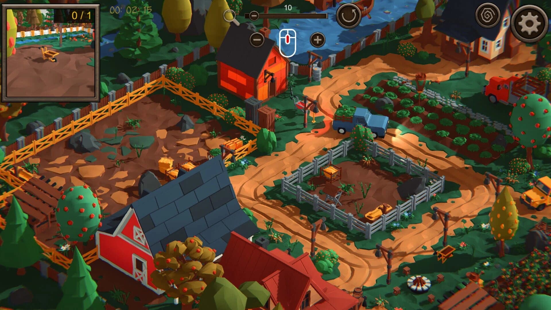 Hidden Farm Top-Down 3D screenshot 4