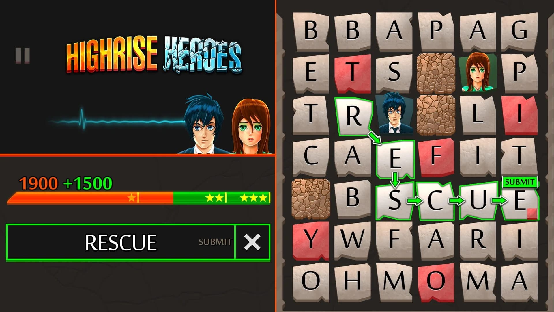 Highrise Heroes: Word Challenge screenshot 2