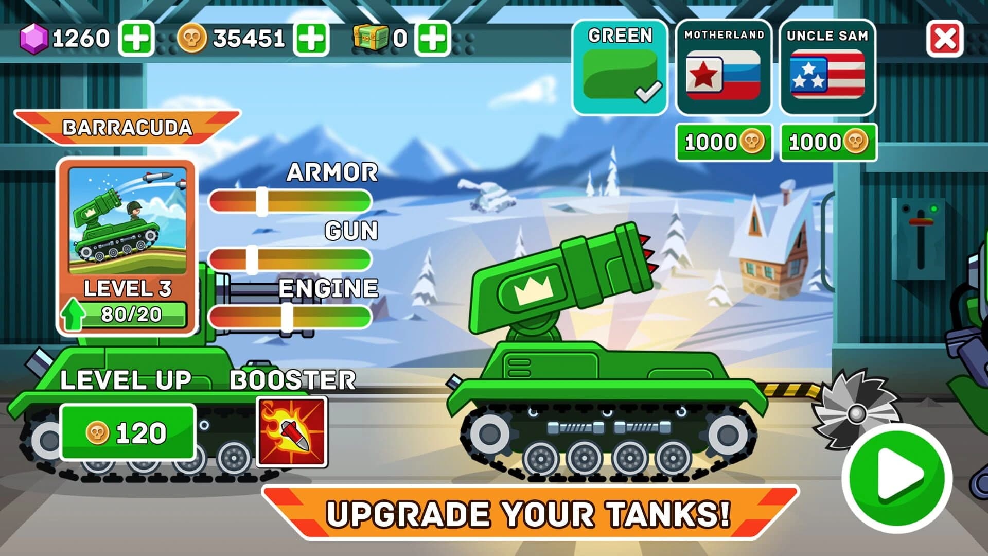 Hills of Steel screenshot 2