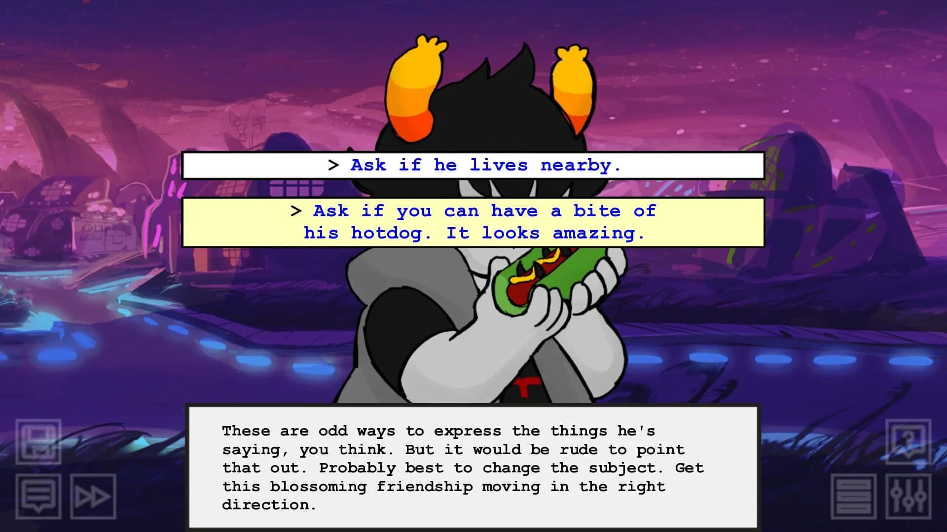 Hiveswap Friendsim screenshot 2