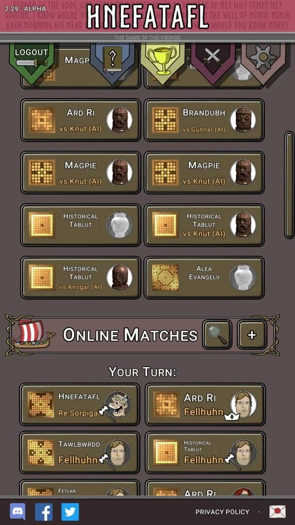 Hnefatafl screenshot 2