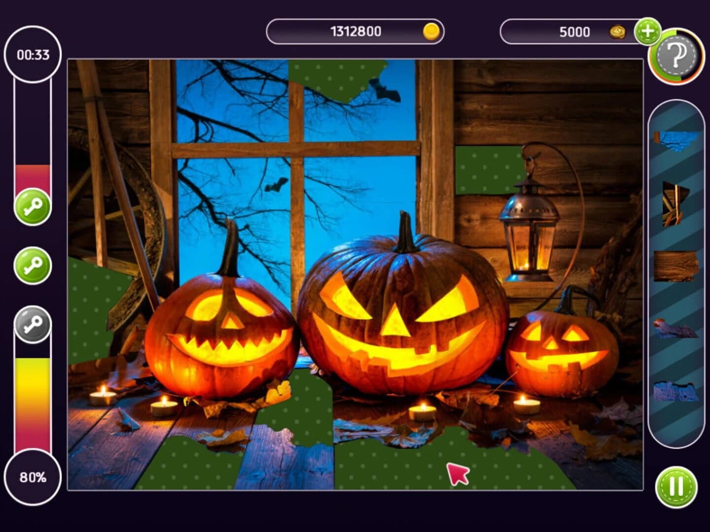 Holiday Mosaics: Halloween Puzzles screenshot 1