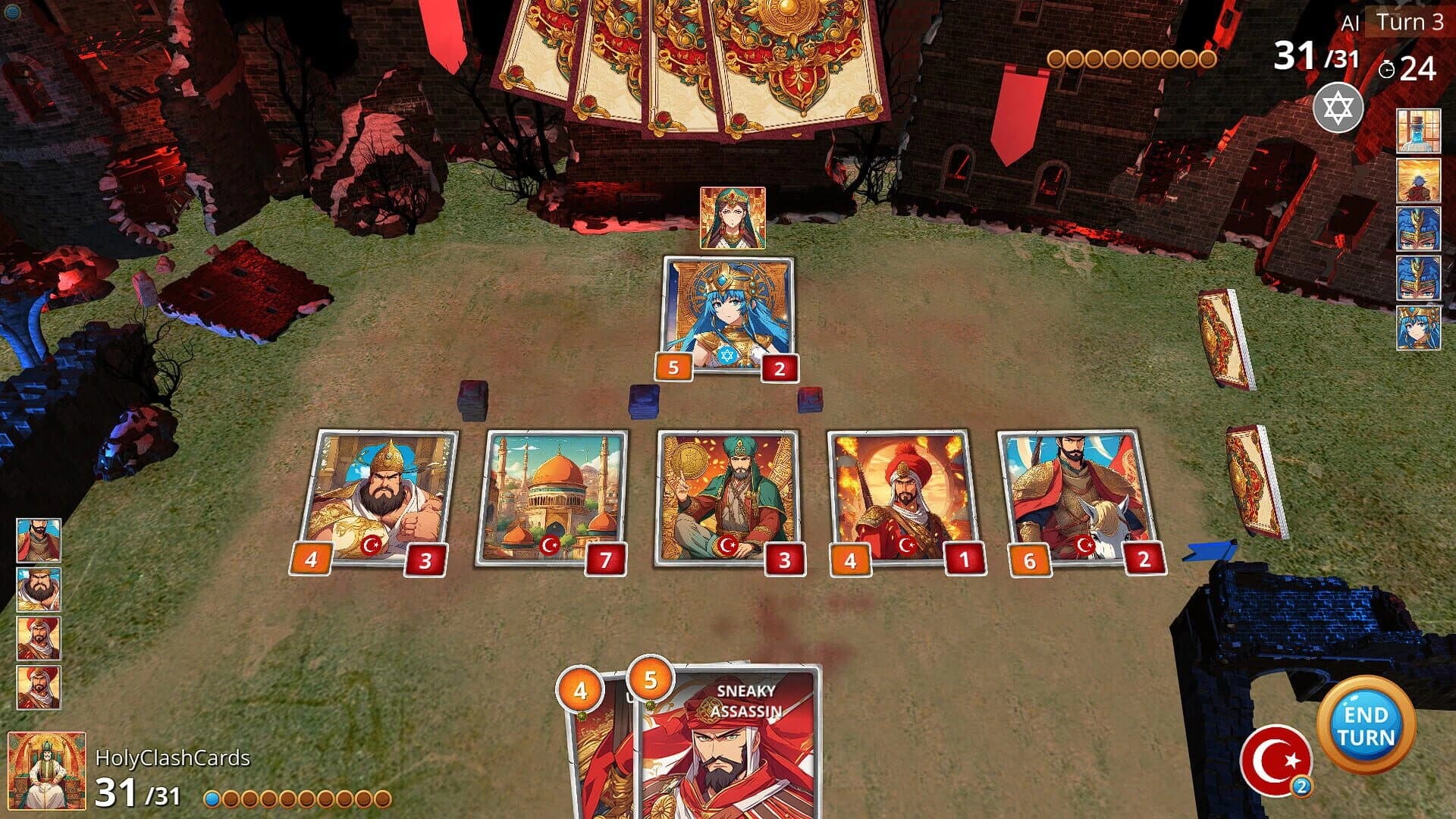 Holy Clash Cards screenshot 1