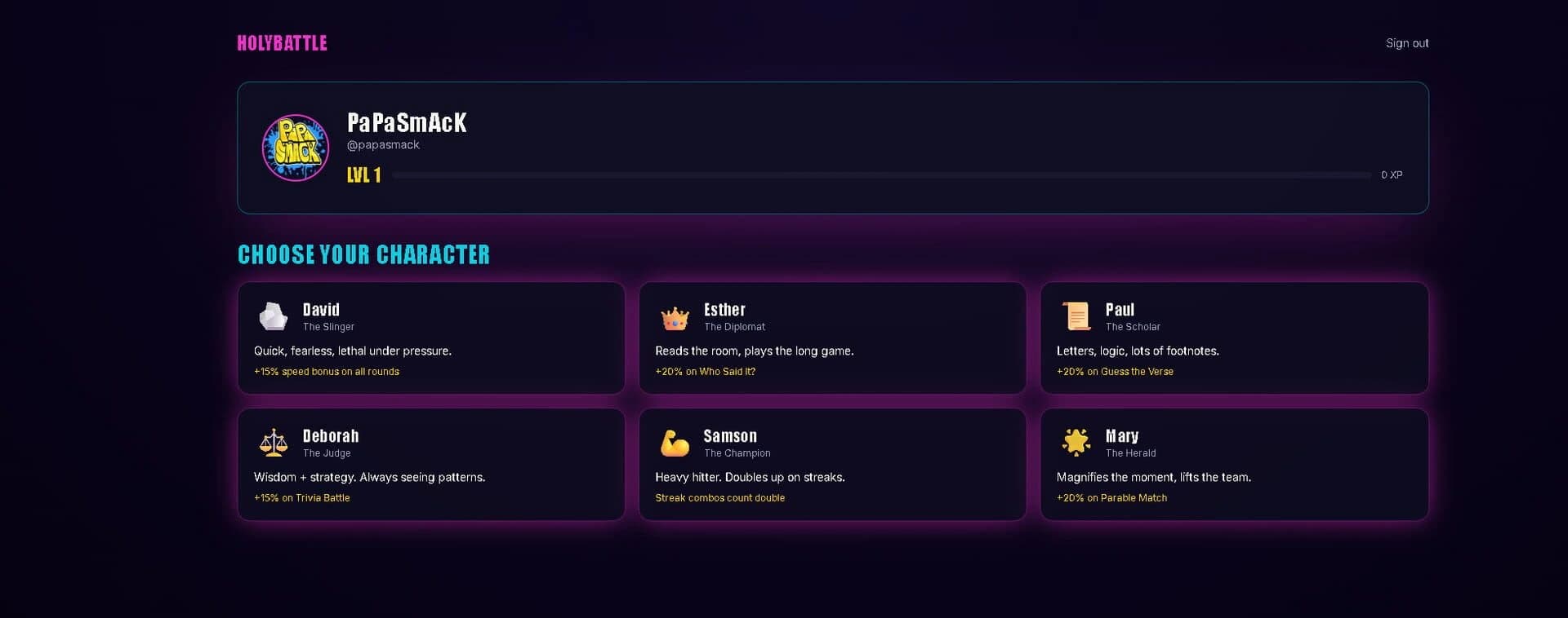 HolyBattle screenshot 1