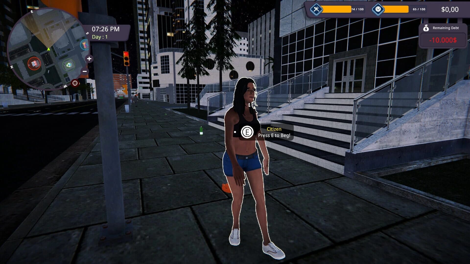 Homeless Life Simulator screenshot 2