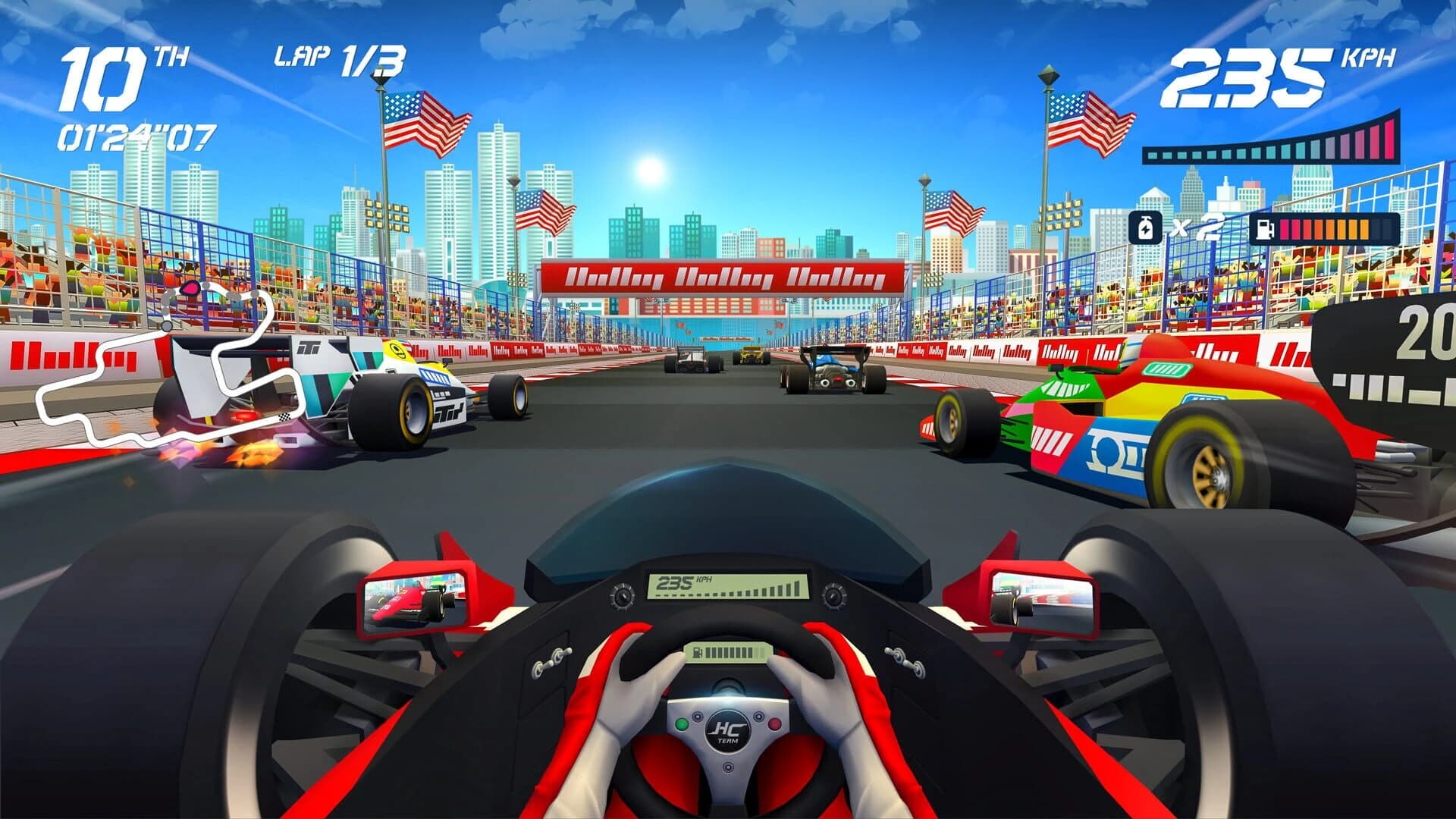 Horizon Chase Turbo: Senna Forever screenshot 1
