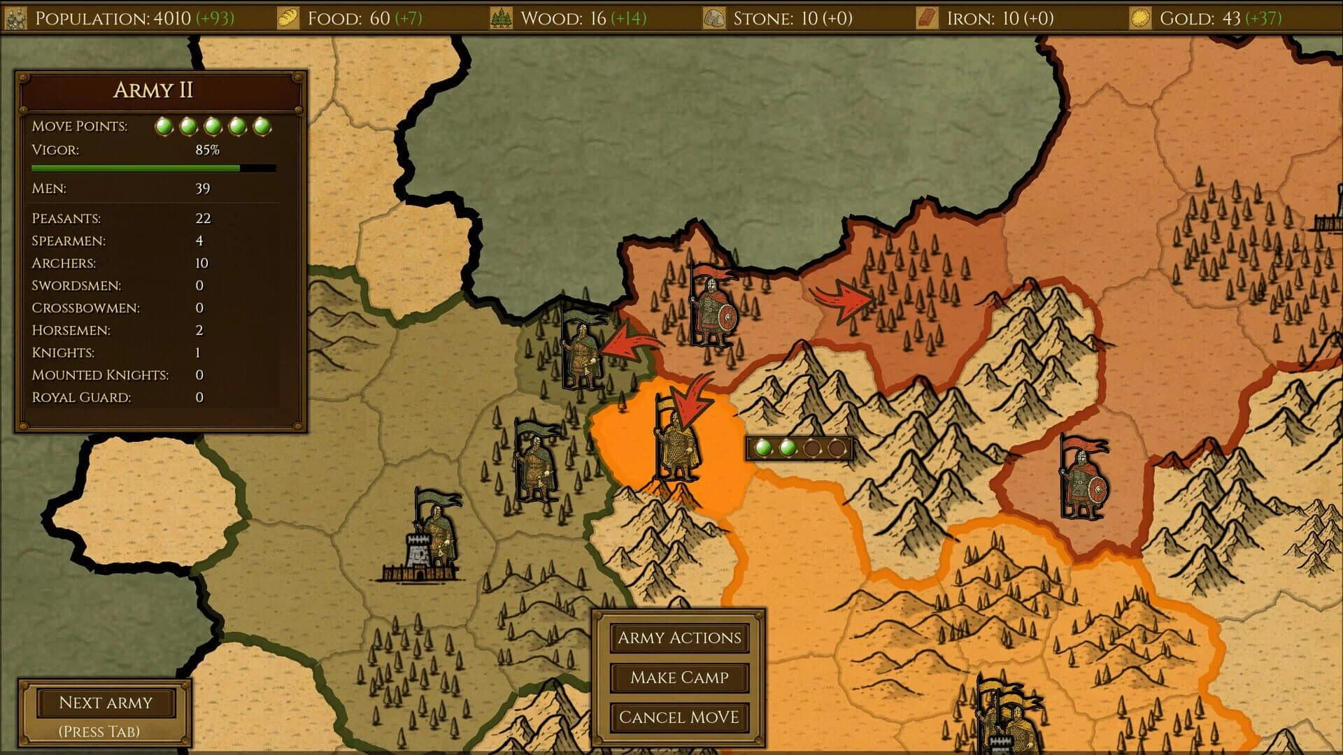 Horn of the Warlord screenshot 1