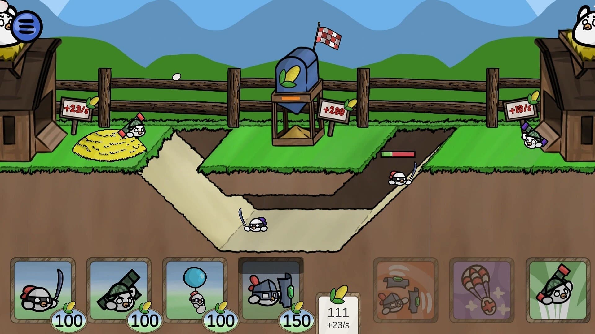 Hungry Chicks: Battle Farm screenshot 5