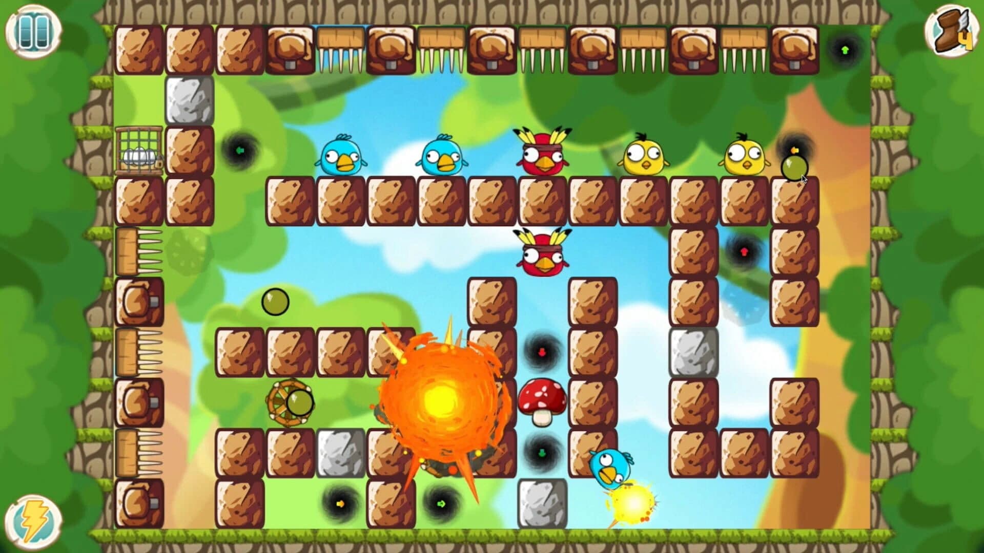 Hungry Piggy Vs. Chicken screenshot 2