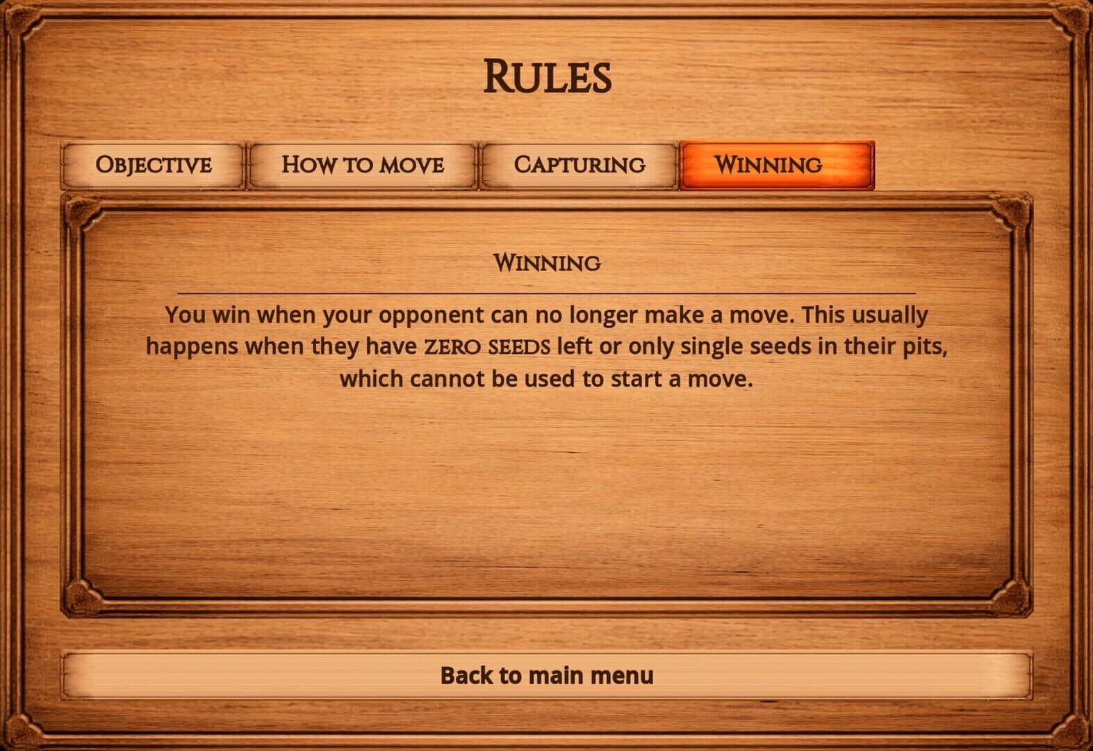 Hus: The 4-Row Mancala screenshot 5