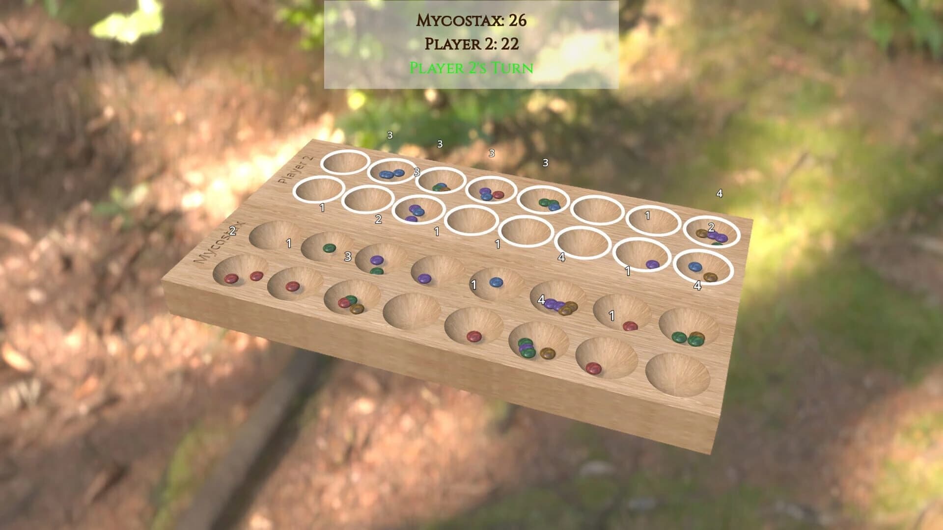 Hus: The 4-Row Mancala screenshot 1