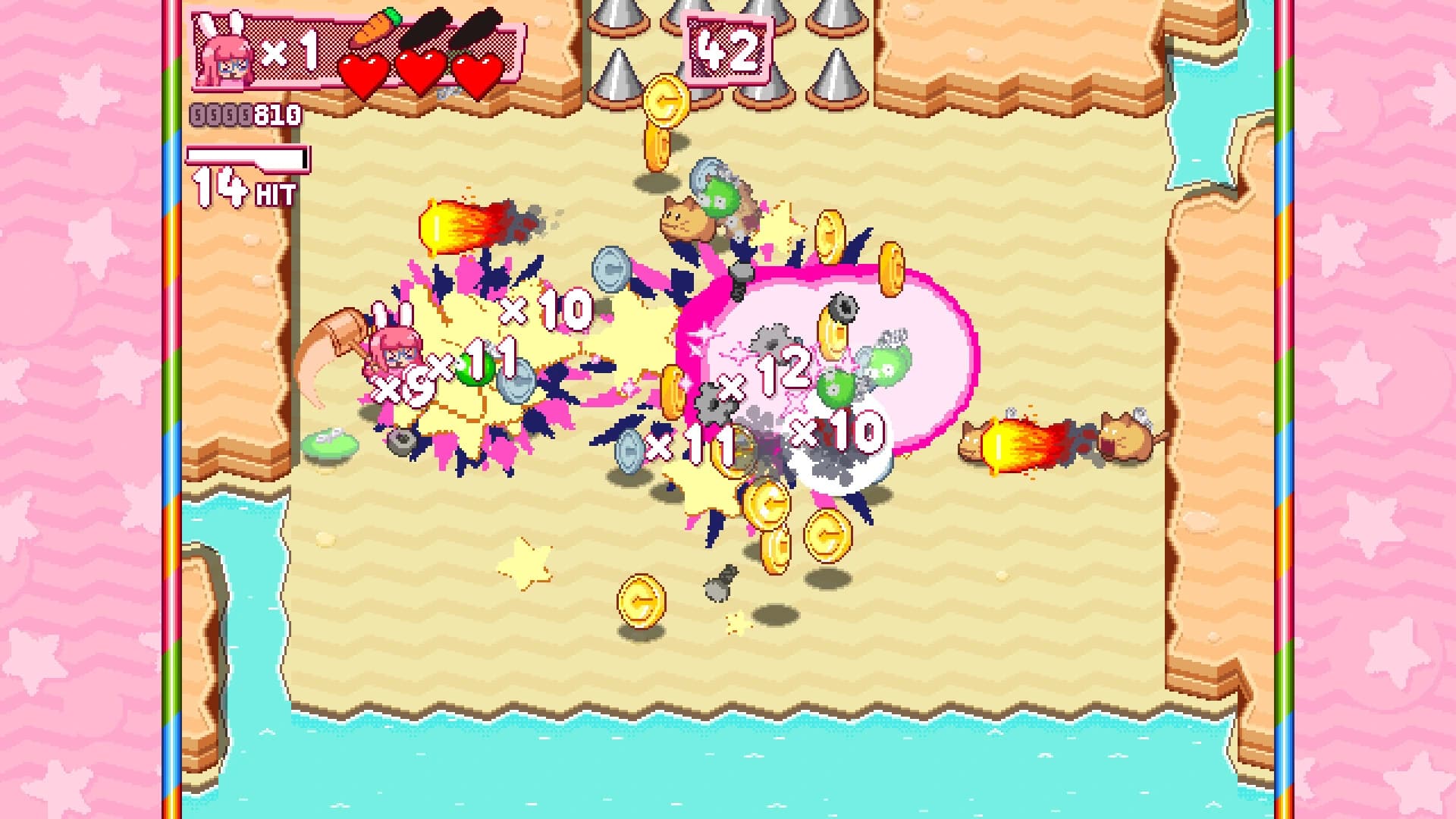 Hyper Bun Buster: Rocket Hammer Action screenshot 2
