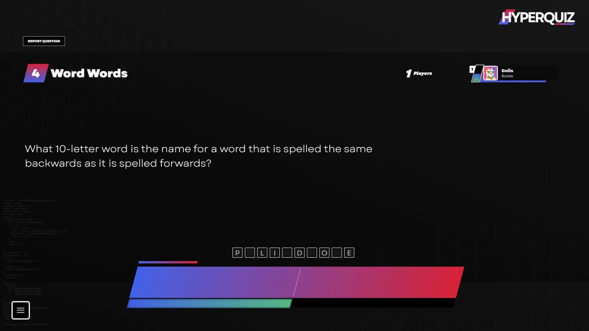 Hyperquiz screenshot 1