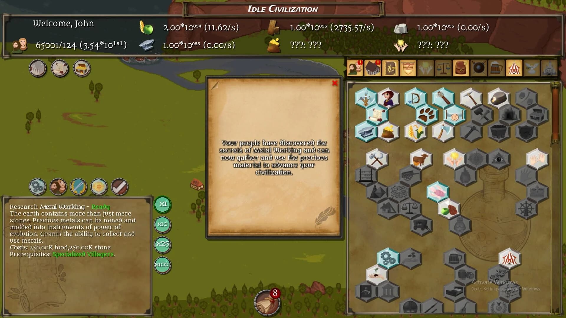 Idle Civilization screenshot 1