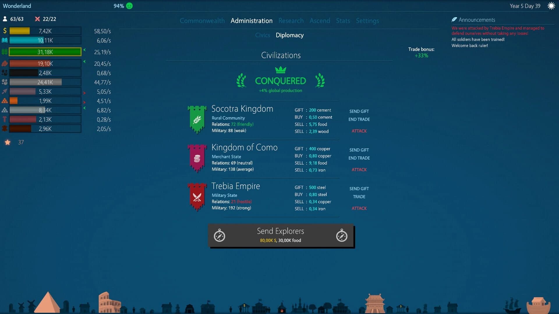 Idle Commonwealth screenshot 4