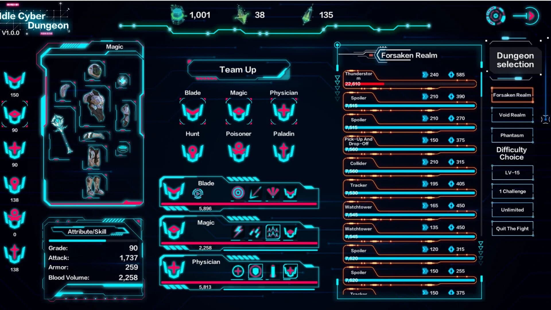 Idle Cyber Dungeon screenshot 2