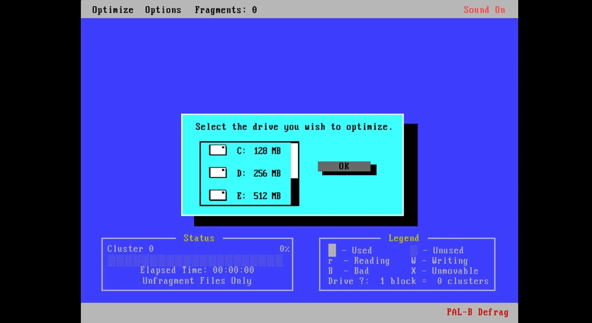 Idle Defragmenter 95 screenshot 5