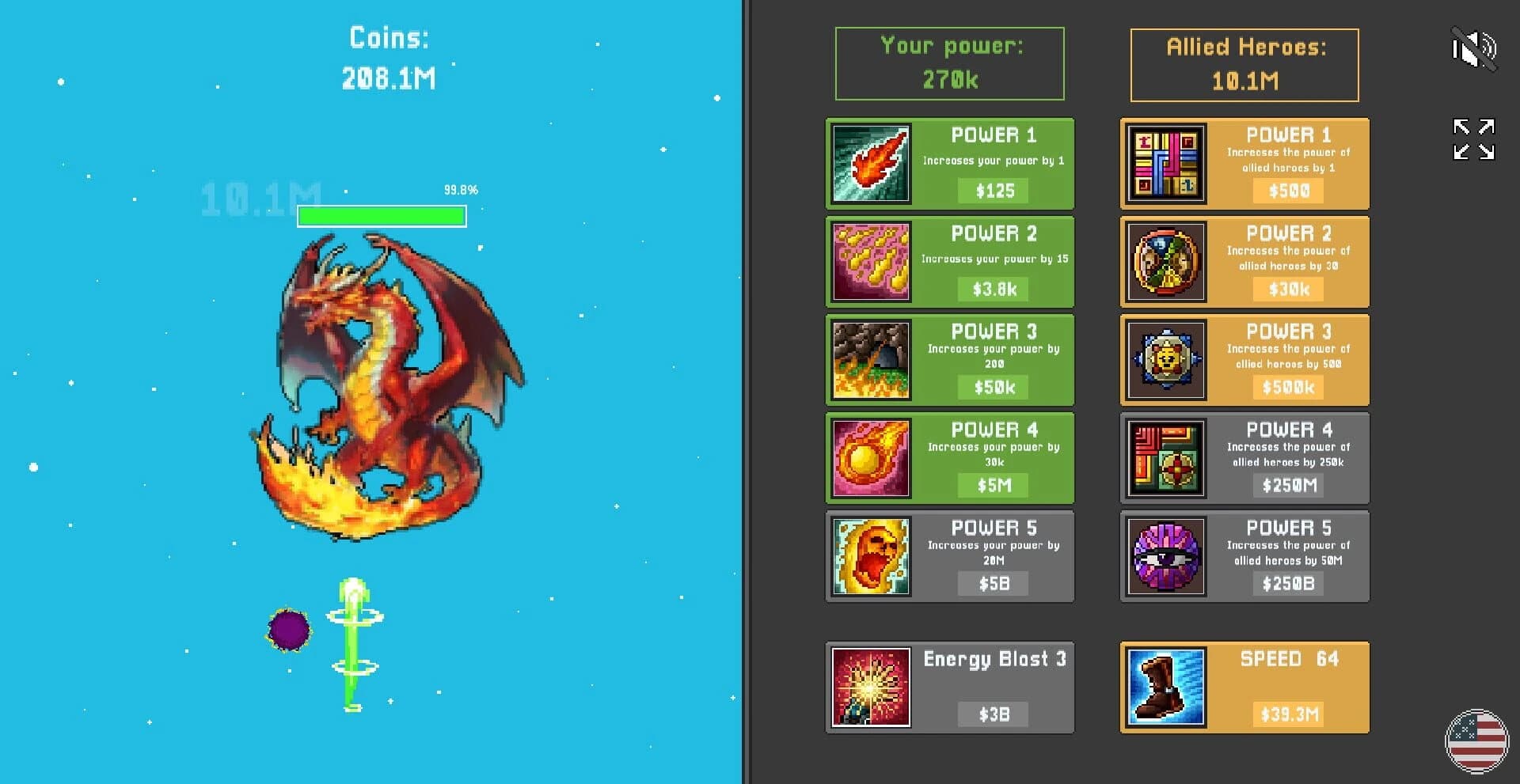 Idle Dragon Clicker screenshot 1