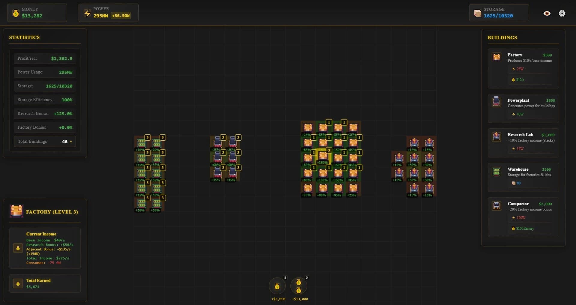 Idle Grid screenshot 3