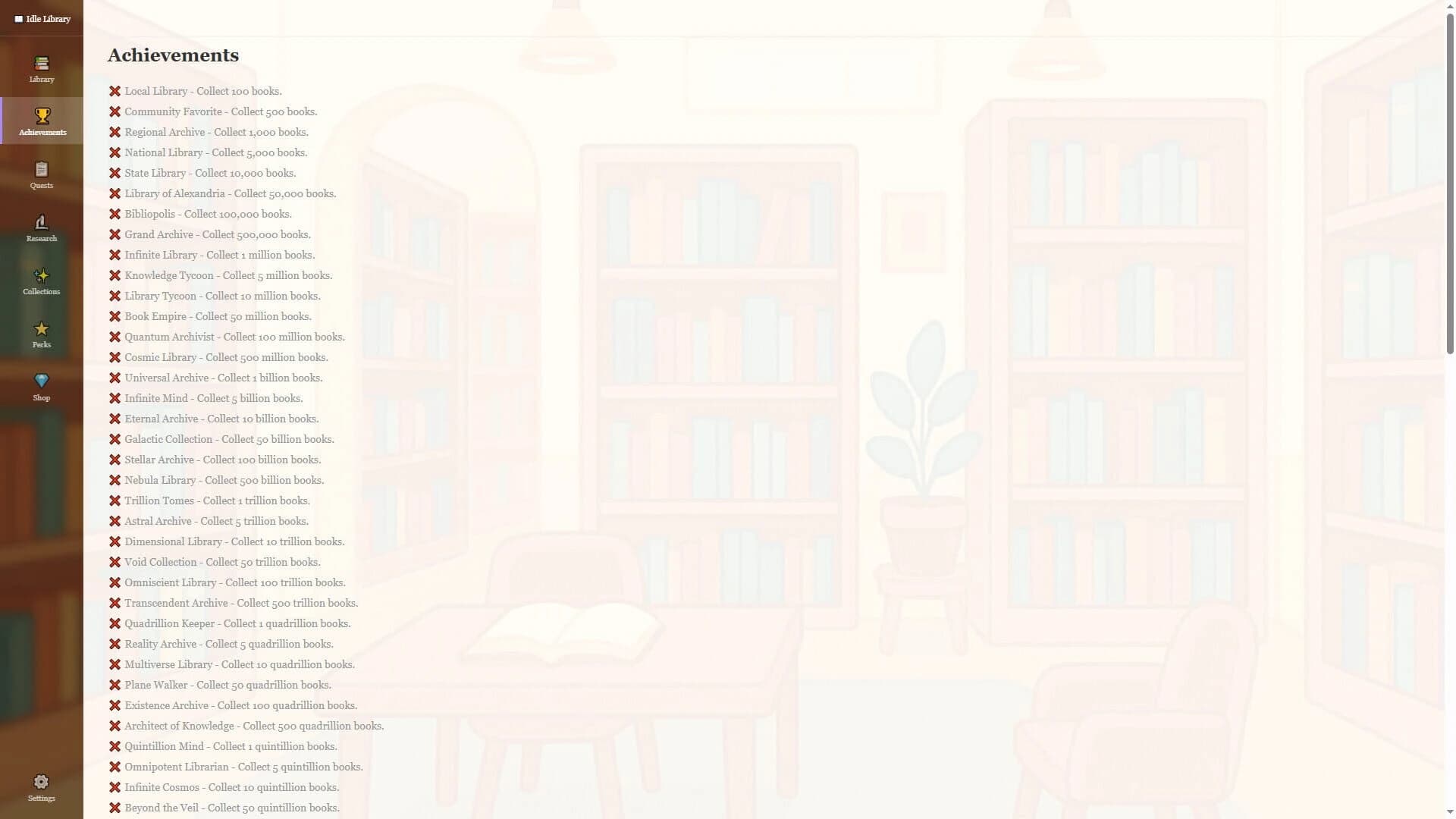 Idle Library screenshot 2