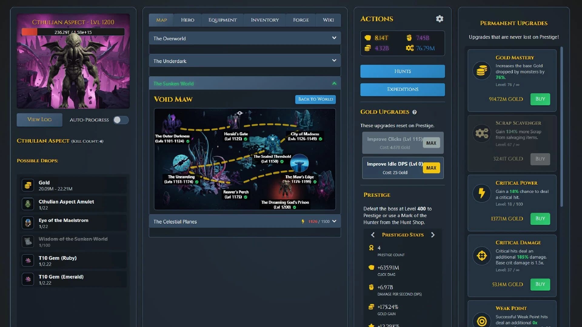 Idle looter screenshot 1