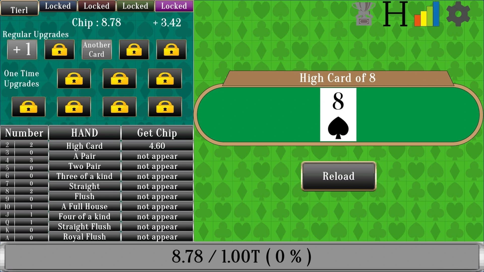 Idle Poker screenshot 1