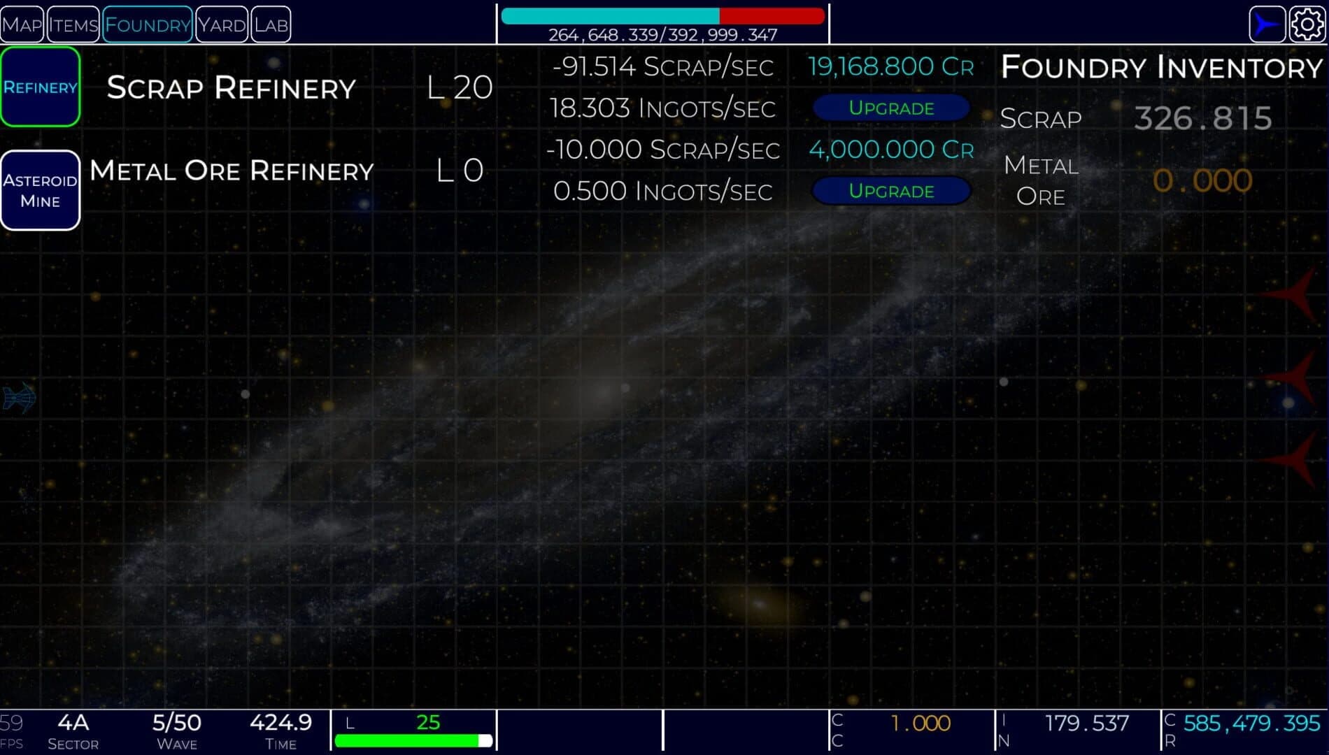Idle Space Navy screenshot 4