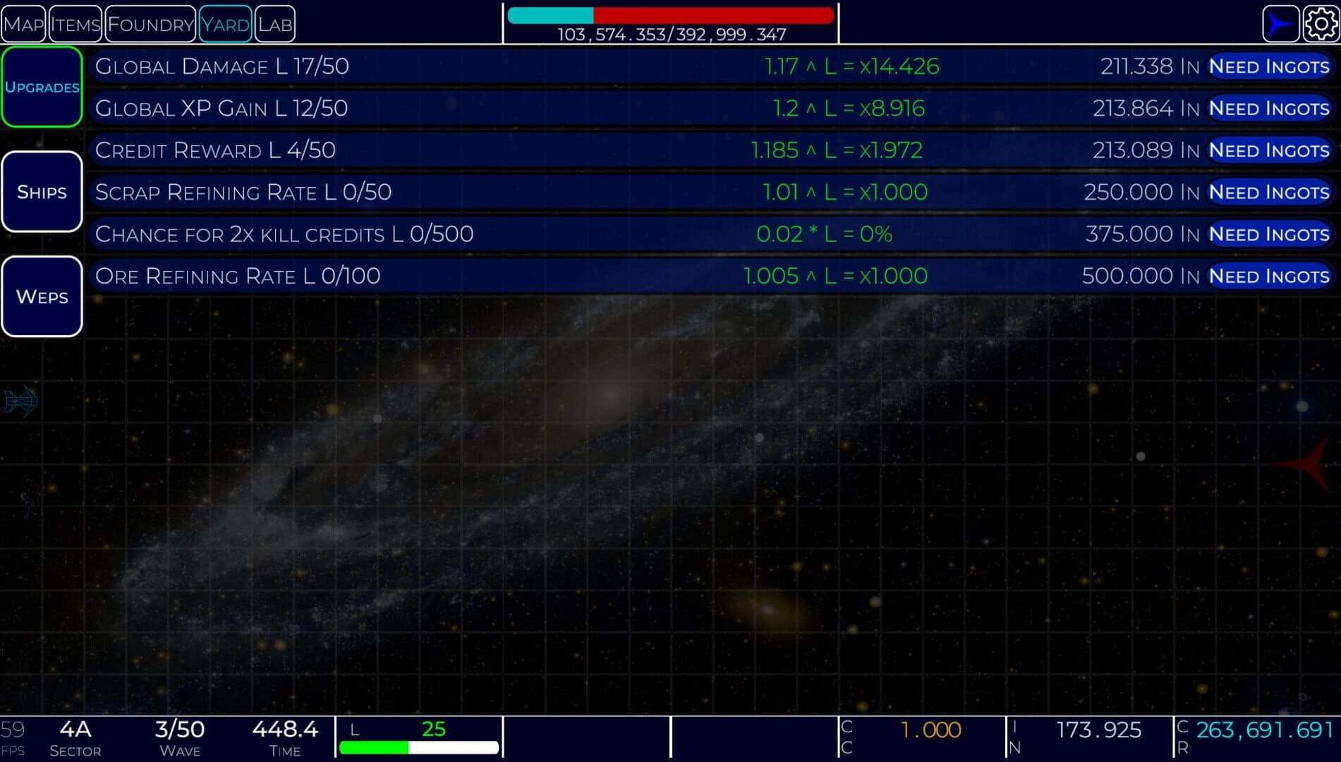 Idle Space Navy screenshot 5
