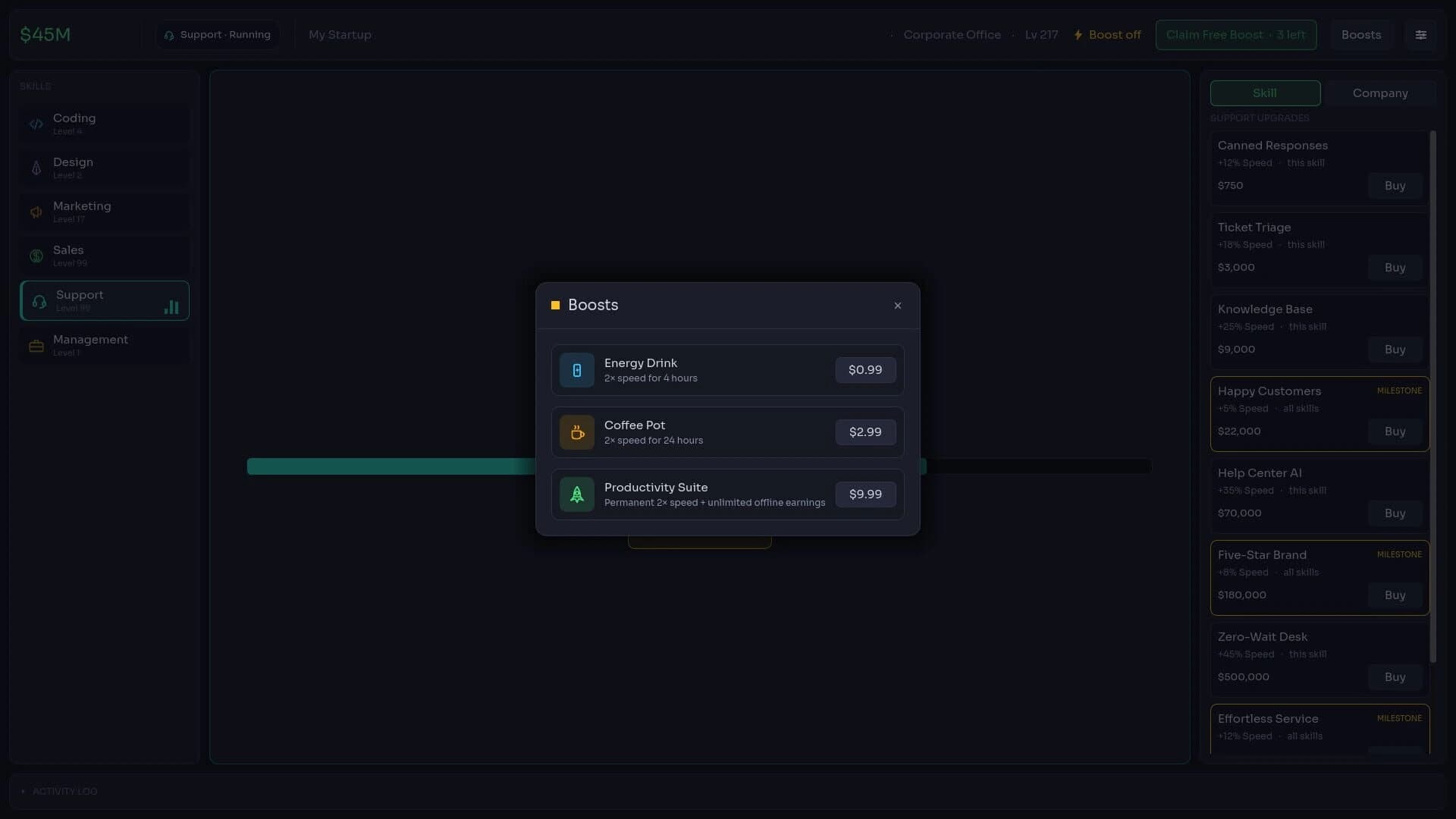 Idle Startup screenshot 3