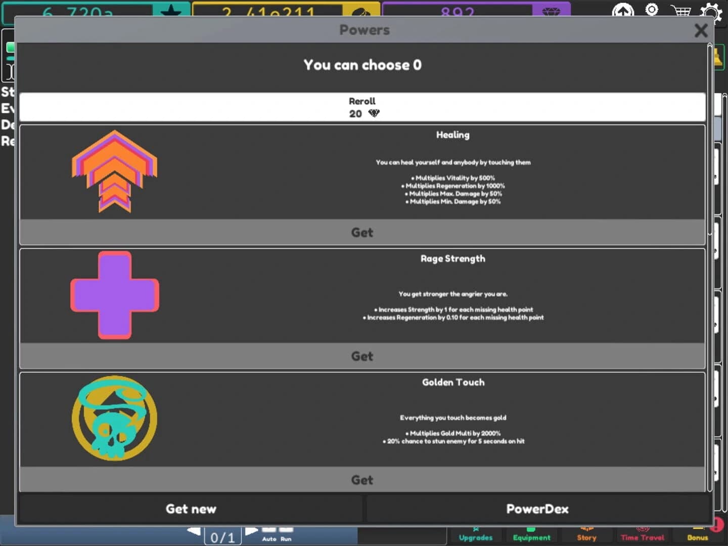 Idle Superpowers screenshot 1