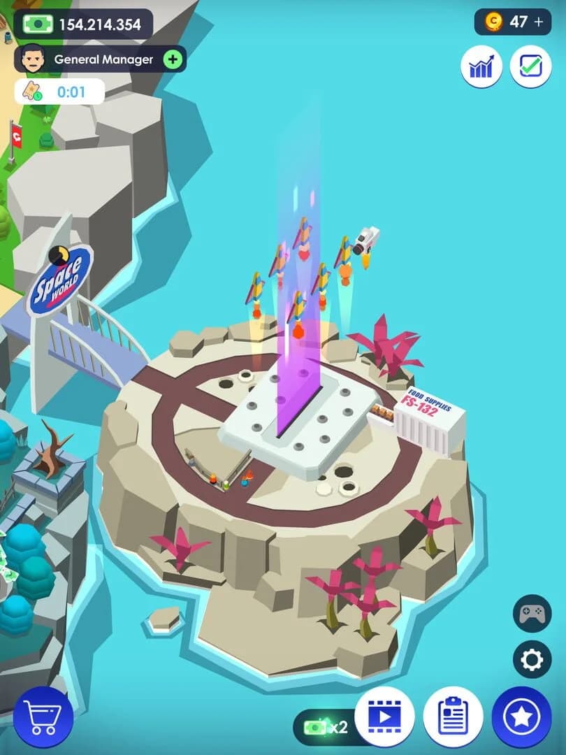 Idle Theme Park Tycoon screenshot 1