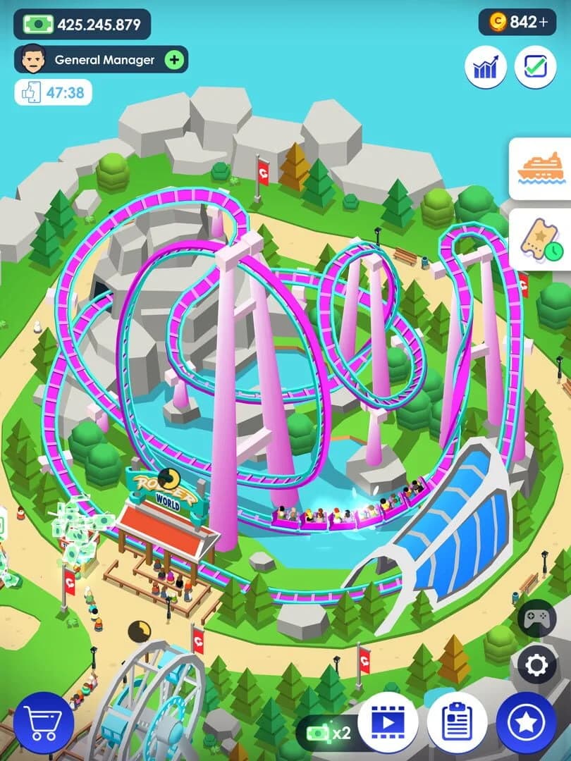 Idle Theme Park Tycoon screenshot 4