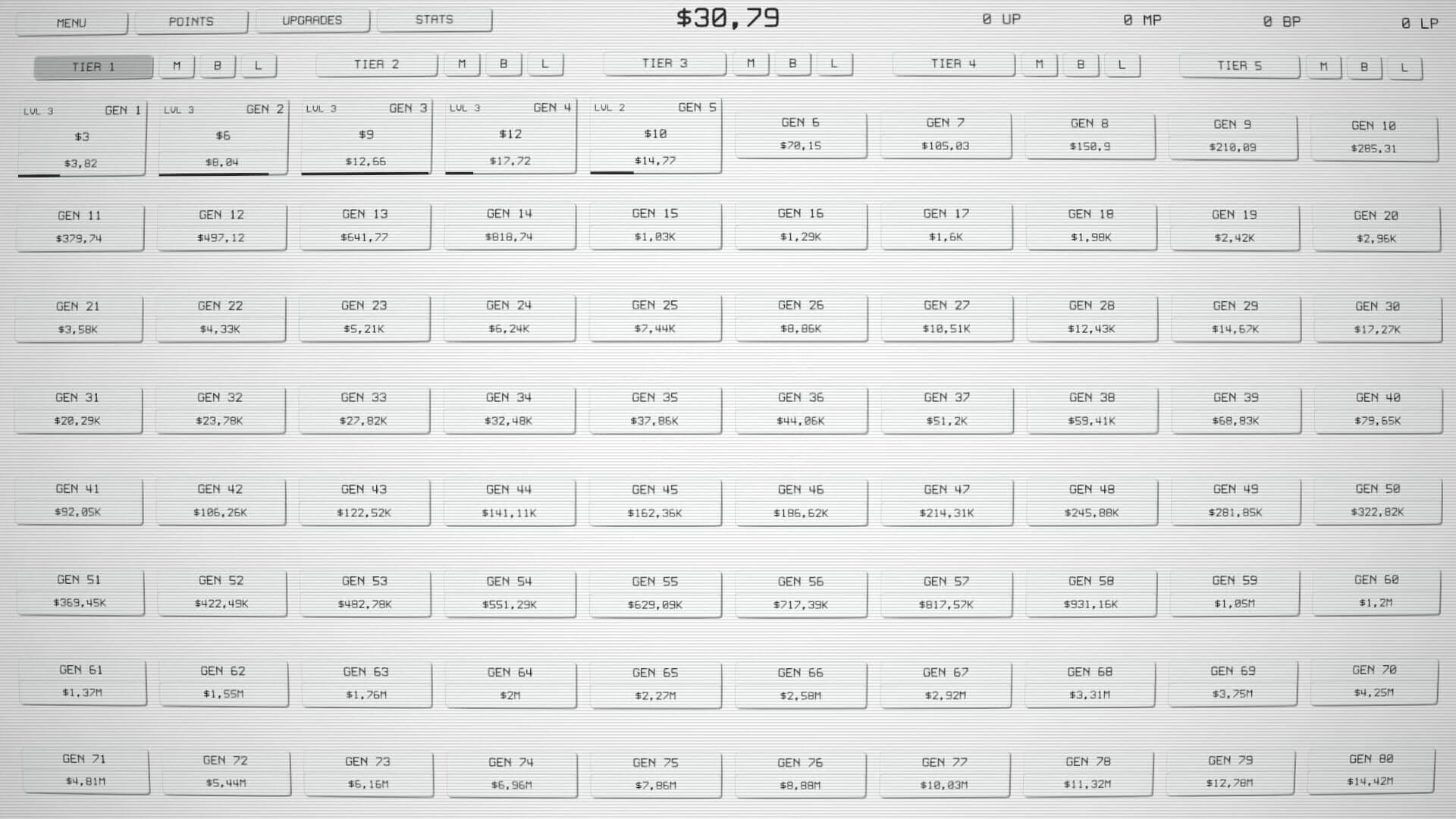 Idle Tiers screenshot 1