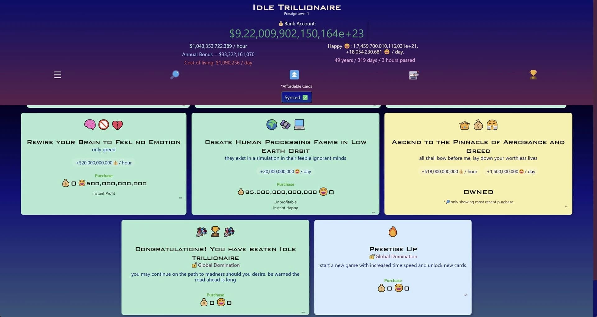 Idle Trillionaire screenshot 5
