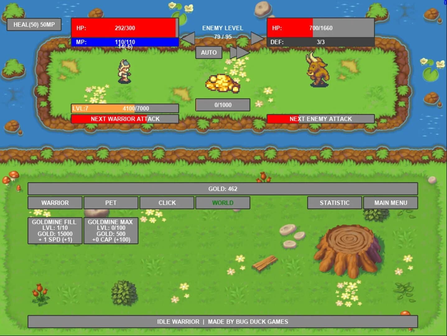 Idle Warrior screenshot 3