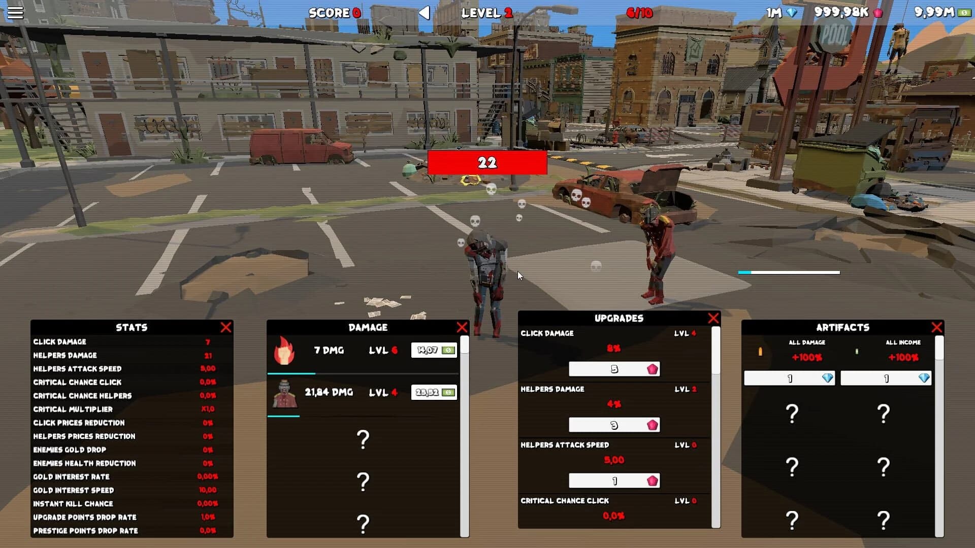 Idle Zombies Clicker screenshot 2