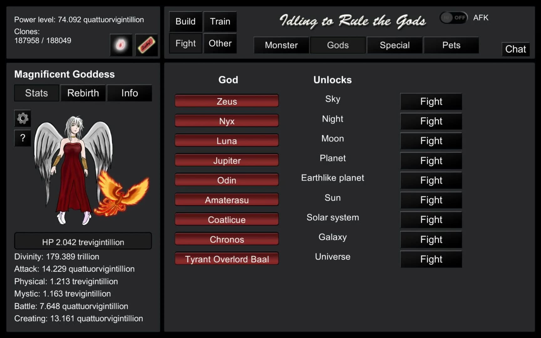 Idling to Rule the Gods screenshot 2